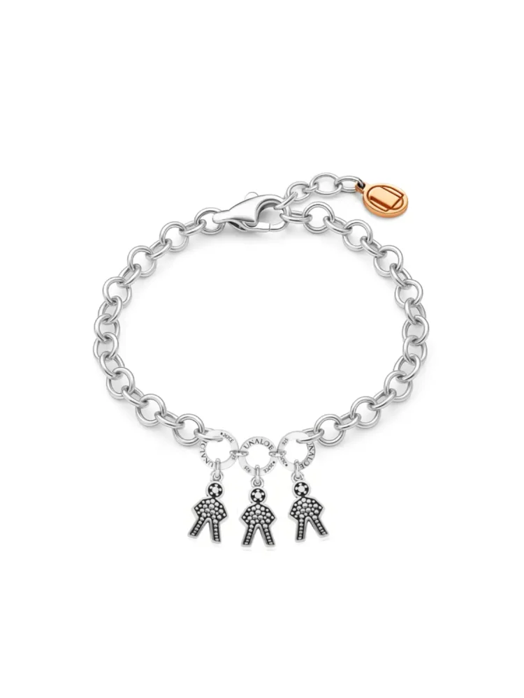 Bracciale con tre Charm Bebè Star