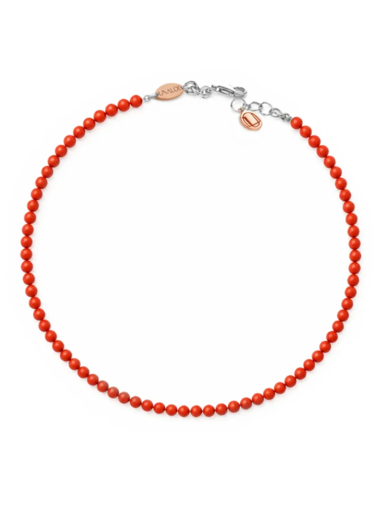 Collana in Corallo Rosso Naturale