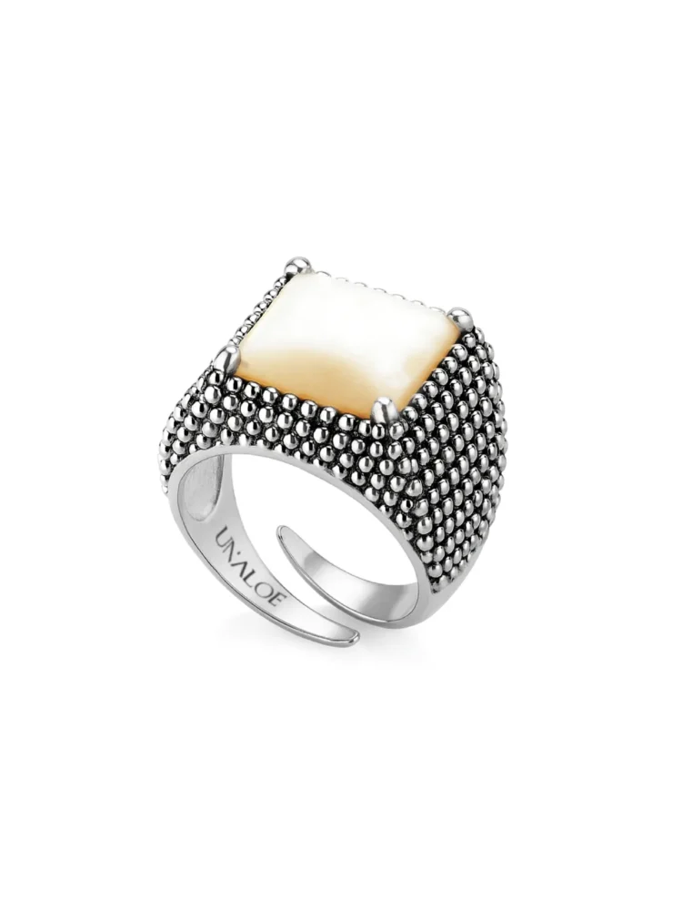 Anello Madreperla Argento 925