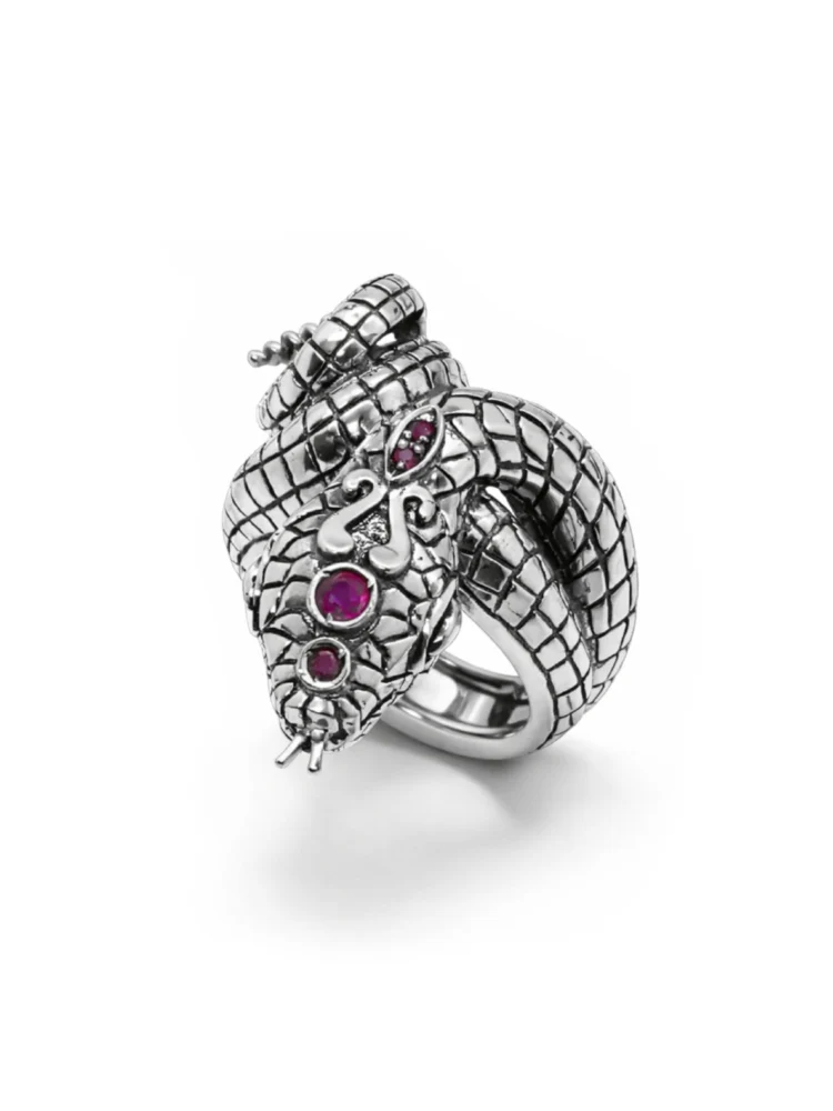 Anello Serpente Argento 925 Donna – Gioiello Statement