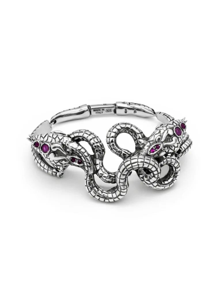 Bracciale Serpente Argento 925 Donna – Gioiello Statement
