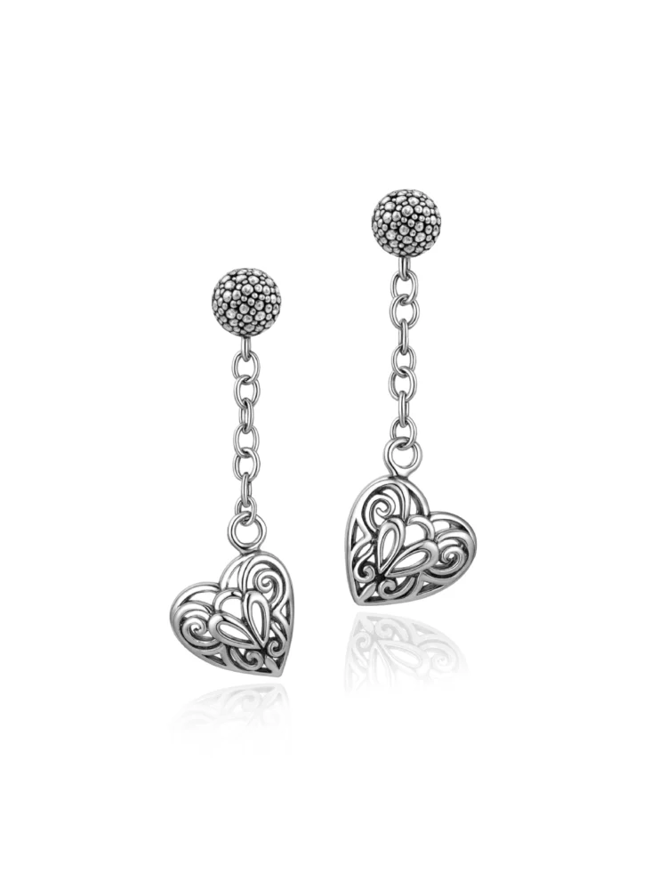 Orecchini Cuore Pendente