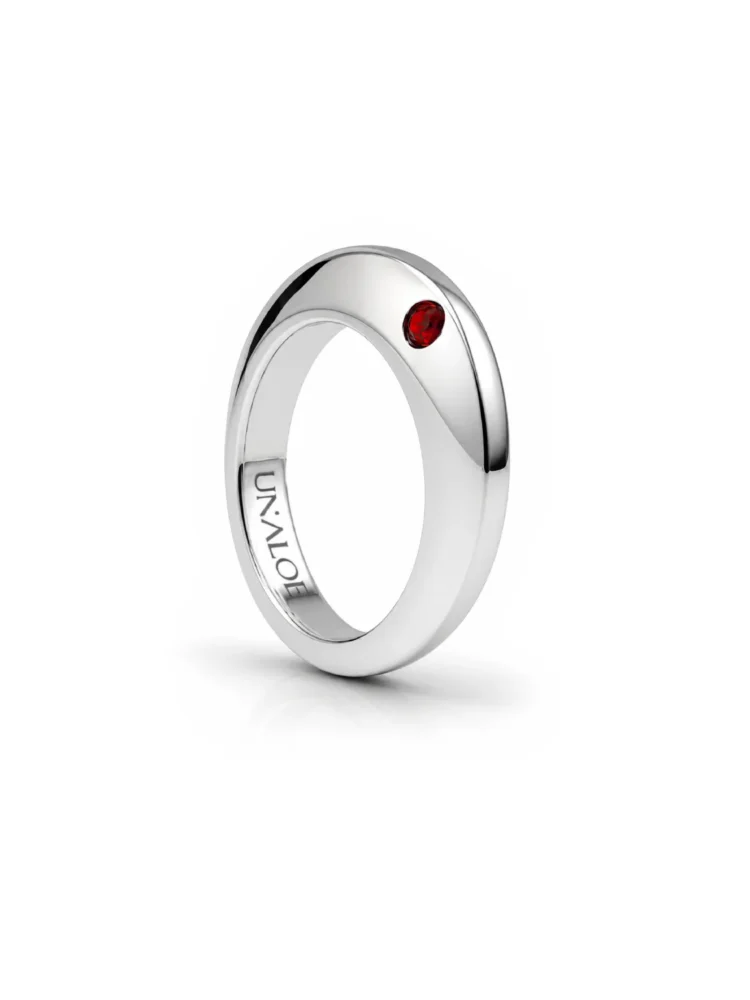 anello con quarzi colorati Argento 925