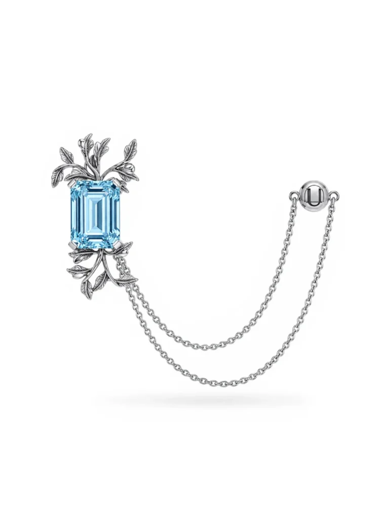 Collana Spillo con Acquamarina
